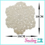 LACE - CROCHET-BLOW PETAL-COTTON(CREAM)